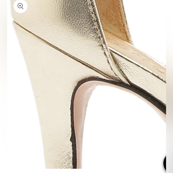 Schutz Josseana Gold and Clear Heeled Sandal - Picture 6 of 16